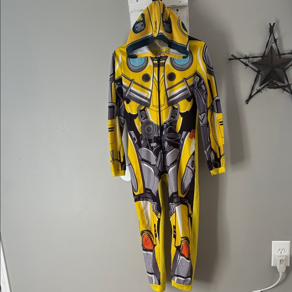 Boys Bumblee Transformers unionsuit pajamas/costume